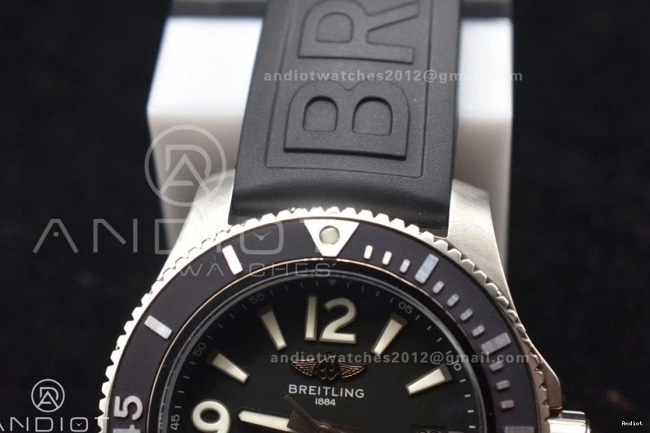 Black Bezel 1:1 Strap 44 Edition A2824 On Dial TF Superocean Rubber Best Black Automatic Black 0218